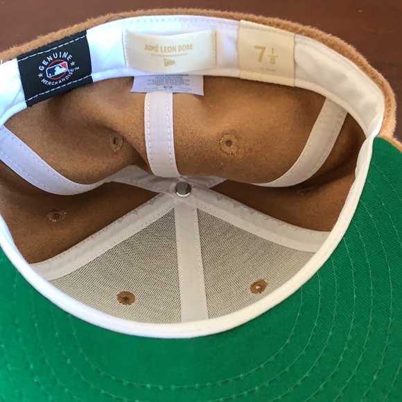 Aime Leon Dore / New Era Moleskin Yankees Hat (Camel Color) - Picture 5 of 5